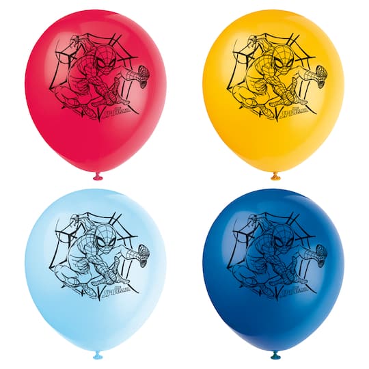 12" Spider-Man Latex Balloons, 8ct.